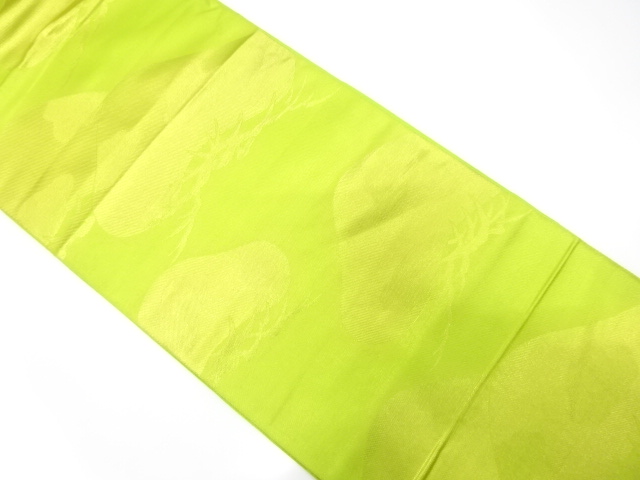 JAPANESE KIMONO / ANTIQUE FUKURO OBI / SILK / WOVEN PINE